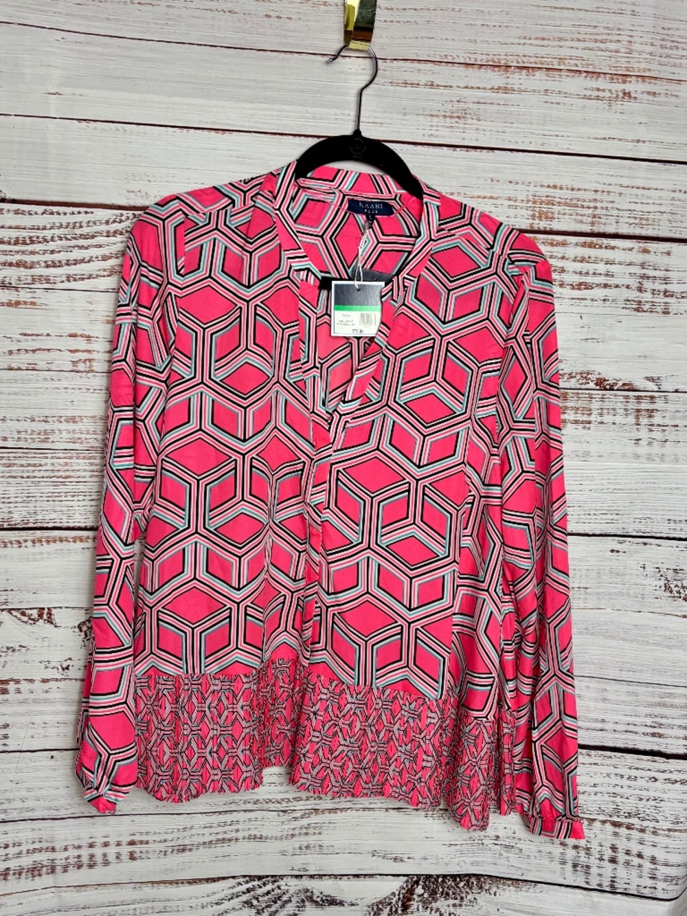 Kaari Blue NWT Pink weave popadelic mix size L